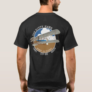 USS KAT HAWK CV-63 1961-2009 T-SHIRT