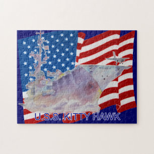 USS Kat Hawk CV-63 Puzzle Legpuzzel