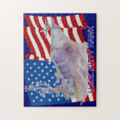 USS Kat Hawk CV-63 Puzzle Legpuzzel (Verticaal)