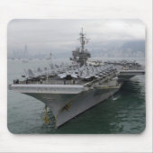 USS KAT HAWK vliegtuig carrier mousepad Muismat (Voorkant)