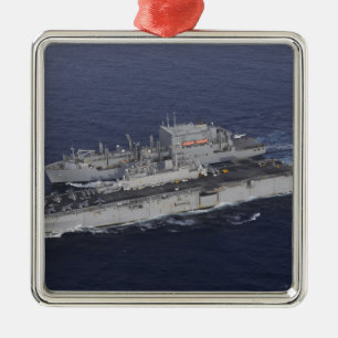 USS Kearsarge Metalen Ornament