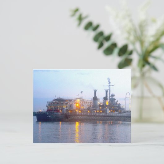 USS KIDD BRIEFKAART (Staand voorkant)