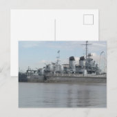 USS KIDD DD 661 Briefkaart (Voorkant / Achterkant)