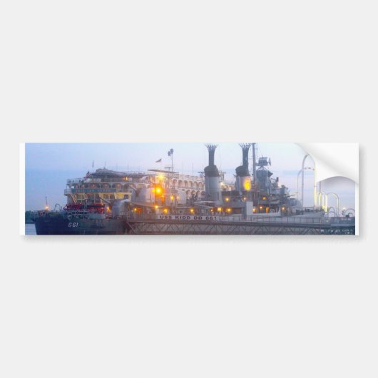 USS KIDD DD 661 Bumpersticker (Voorkant)