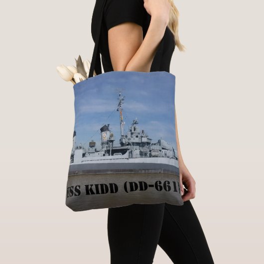 USS KIDD DD 661 Canvas tas (Dichtbij)