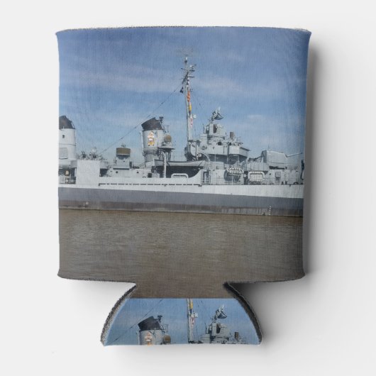 USS KIDD DD 661 Koelbox Blikjeskoeler (Voorkant)