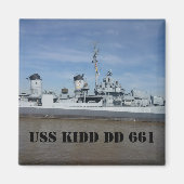 USS KIDD DD 661 Magneten (Voorkant)