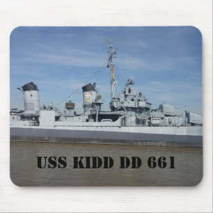 USS KIDD DD 661 Mousepad Muismat
