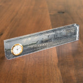 USS KIDD DD 661 Name Clock Desk Bord Naambordje (Zijkant)