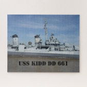 USS KIDD DD 661 Puzzle Legpuzzel (Horizontaal)