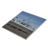 USS KIDD DD 661 TEGELTJE (Zijkant)