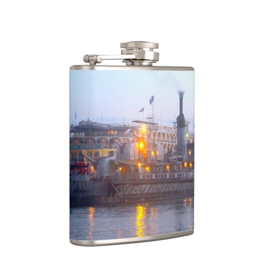 USS KIDD-fles Heupfles (Rechts)