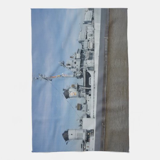 USS Kidd Kitchen Theedoek (Verticaal)