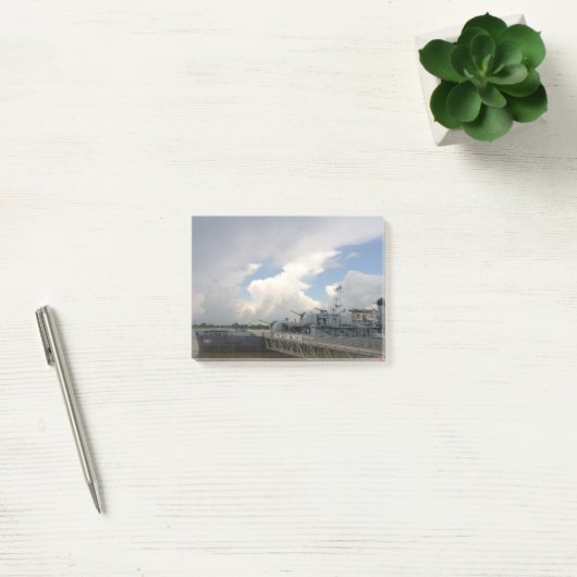 USS KIDD Post merkt op Post-it® Notes (Kantoor)