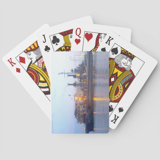USS KIDD-speelkaarten Pokerkaarten (Achterkant)
