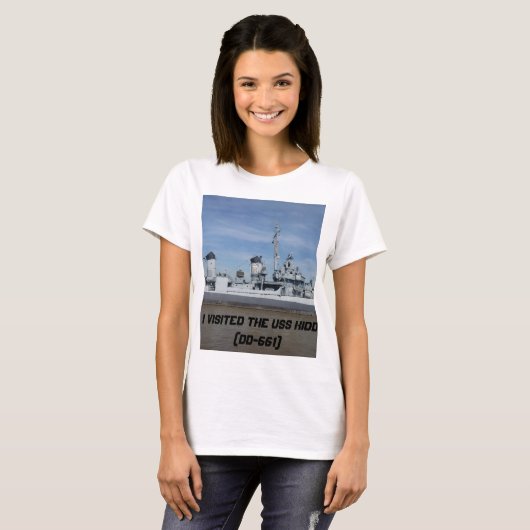 USS KIDD T-Shirt (Voorkant volledig)