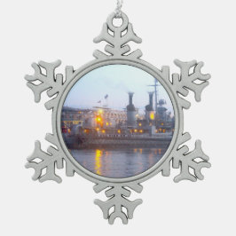 USS KIDD TIN SNEEUWVLOK ORNAMENT