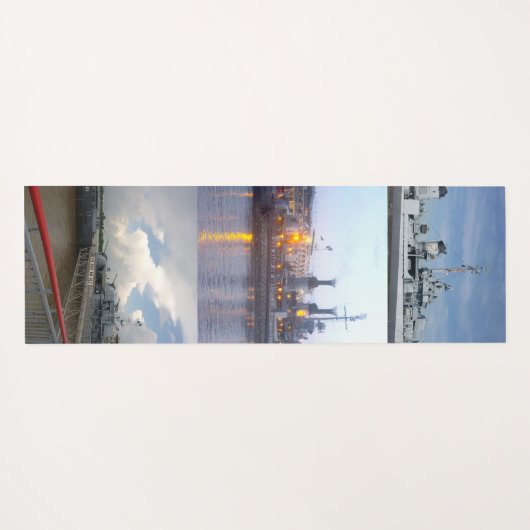 USS Kidd Yogamat (Achterkant (horizontaal))