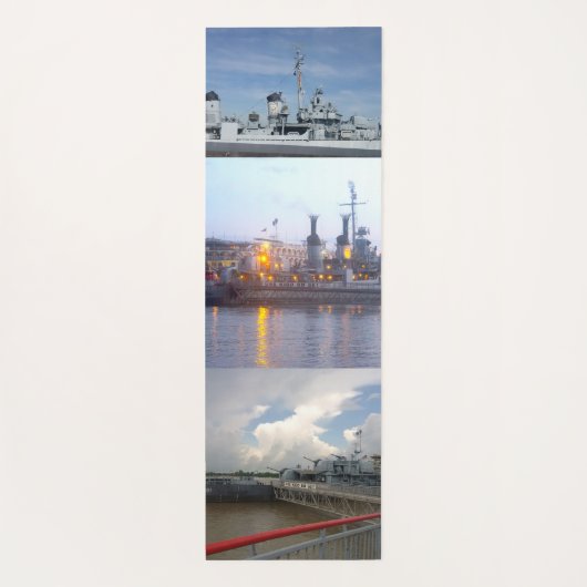 USS Kidd Yogamat (Achterkant)