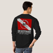 USS Kittiwake (beste wrakken) T-shirt (Achterkant volledig)