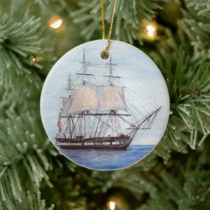 USS Kustwacht Keramisch Ornament