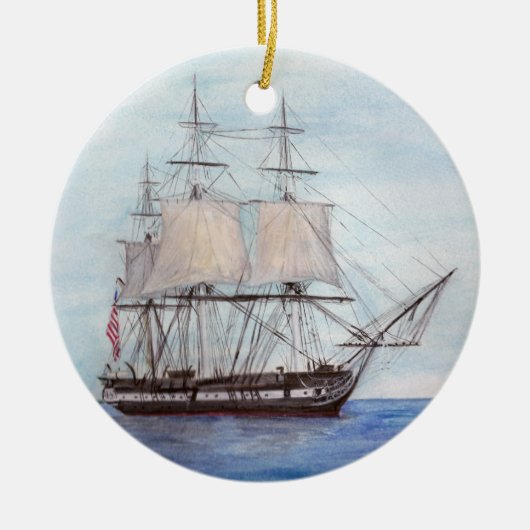 USS Kustwacht Keramisch Ornament (Voorkant)