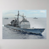 USS Lake ChamPlain (CG 57) Poster (Voorkant)