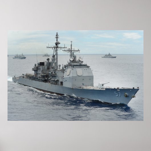 USS Lake ChamPlain (CG 57) Poster (Voorkant)