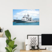 USS Lake Erie (CG 70) Poster (Thuiskantoor)