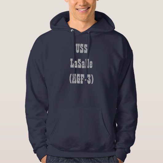 USS LaSalle (AGF-3) Hoodie (Voorkant)