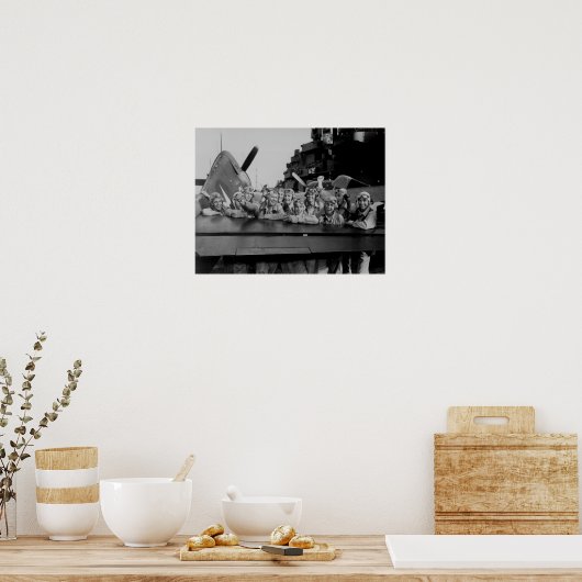 USS Lexington Poster (Keuken)