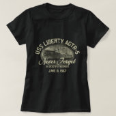 USS Liberty AGTR-5 1967 T-shirt (Design voorkant)