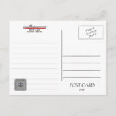 USS LINCOLN CVN-72 CARRIER - BRIEFKAART (Achterkant)