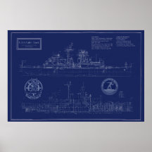 USS Little Rock-blauwdruk