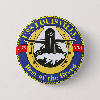 USS Louisville Ronde Button 5,7 Cm