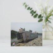 USS LST 325 in Clarksville Tennessee Briefkaart (Staand voorkant)