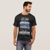 USS Luce DLG 7 DDG funny T-shirt (Voorkant volledig)