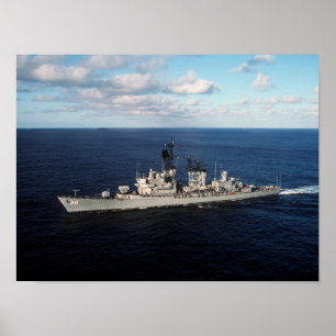 USS MacDonough -  Nautische oestroyer Poster