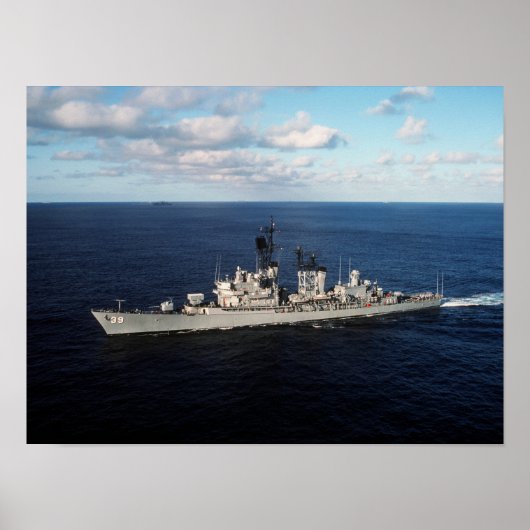 USS MacDonough -  Nautische oestroyer Poster (Voorkant)