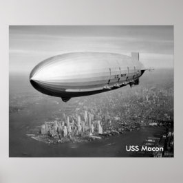 USS Macon poster 16 x 20 inch
