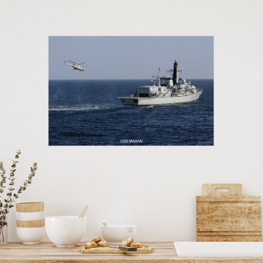 USS Mahan Poster (Keuken)