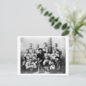 USS Maine Baseball Team in Havana Cuba Fotograp Briefkaart (Staand voorkant)