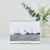 USS Maine in de haven van Havana Briefkaart (Staand voorkant)