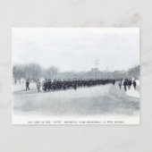 USS Maine in Fort Monroe Briefkaart (Voorkant)