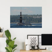 USS Maine (SSBN 741) Poster (Thuiskantoor)