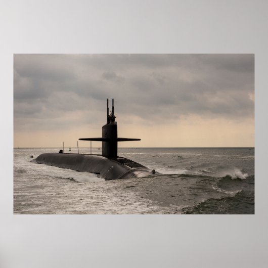 USS Maryland (SSBN 738) Poster (Voorkant)