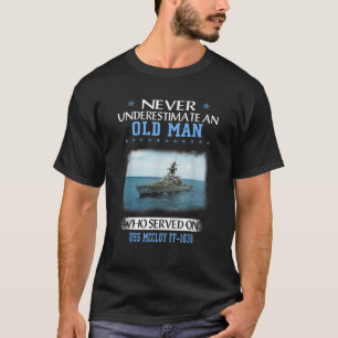 USS McCloy FF 1038 Veterans Day Vaderdag Gift T T-shirt