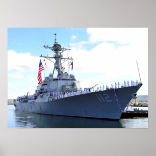 USS Michael Murphy (DDG 112) Poster