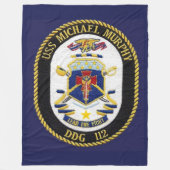 USS MICHAEL MURPHY FLEECE BLANKET (Voorkant)