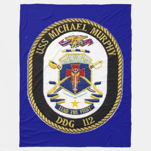 USS MICHAEL MURPHY FLEECE DEKEN (Voorkant)